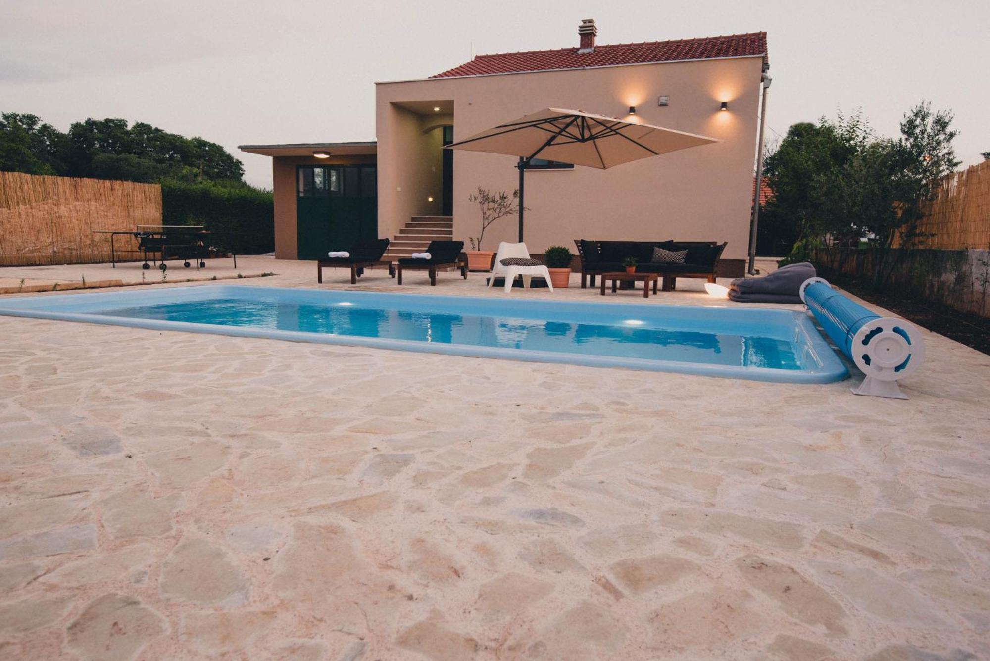 Cozy Country Home With Heated Outdoor Pool Šibenik Esterno foto